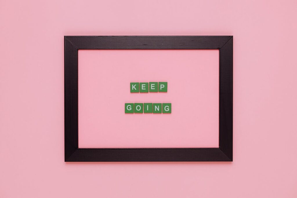 How to Keep Going after Failure